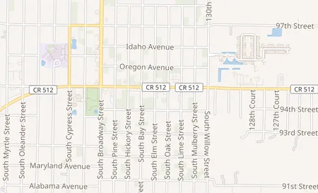 map of 5 South Elm Street Fellsmere, FL 32948