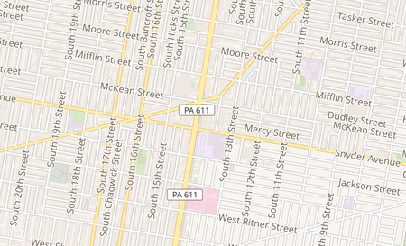 map of 2031 S Broad St Philadelphia, PA 19148
