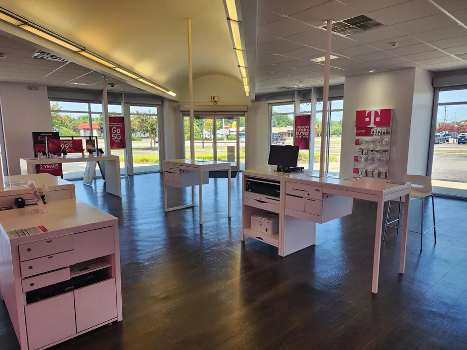 Interior photo of T-Mobile Store at Forest Hills Rd, Wilson, NC
