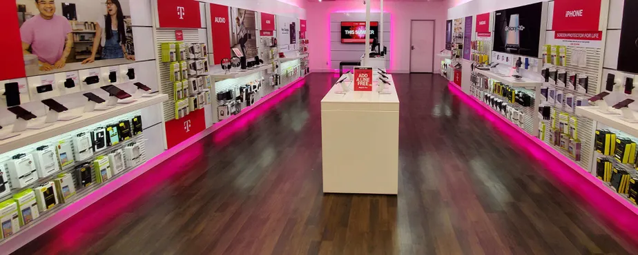 Interior photo of T-Mobile Store at Bayshore Mall 3, Eureka, CA