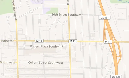 map of 825 28th street Wyoming, MI 49509