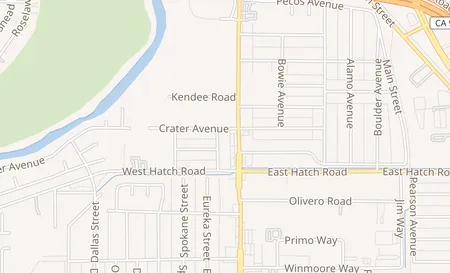 map of 1329 Crows Landing Road Modesto, CA 95351