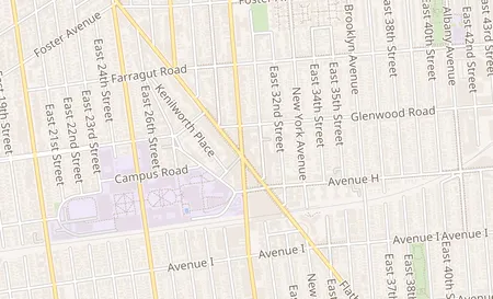 map of 2147 Nostrand Avenue Brooklyn, NY 11210