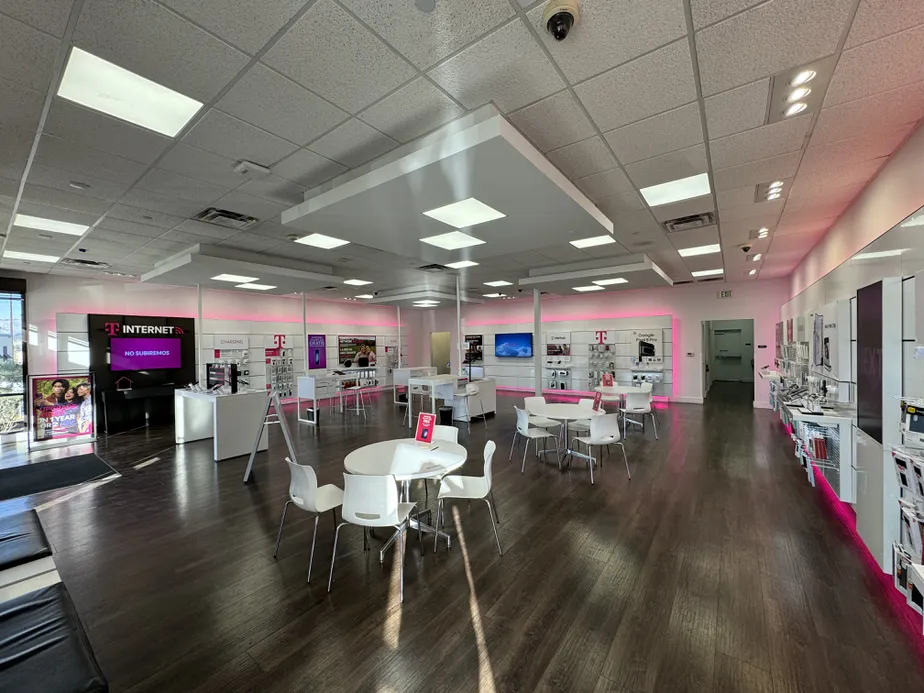 Interior photo of T-Mobile Store at Monterey & Dinah Shore, Palm Desert, CA