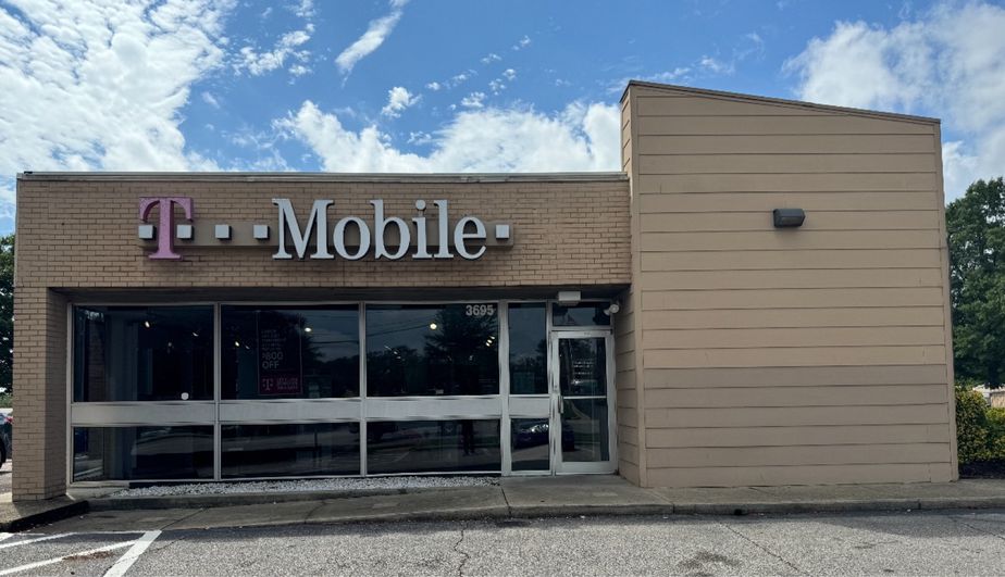 Exterior photo of T-Mobile Store at New Bern Ave & Trawick Rd, Raleigh, NC