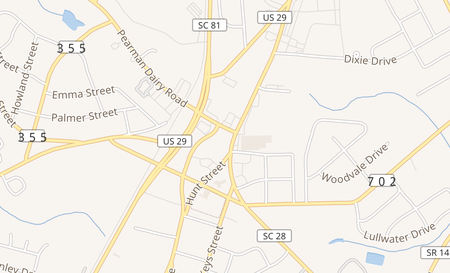 map of 3003 S Main ST B Anderson, SC 29624