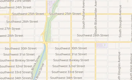 map of 1519 SW 29th Street Oklahoma City, OK 73119