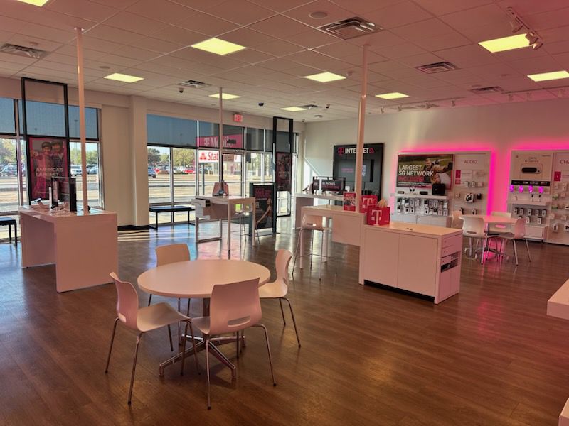 Interior photo of T-Mobile Store at 19th St & University Ave, Lubbock, TX