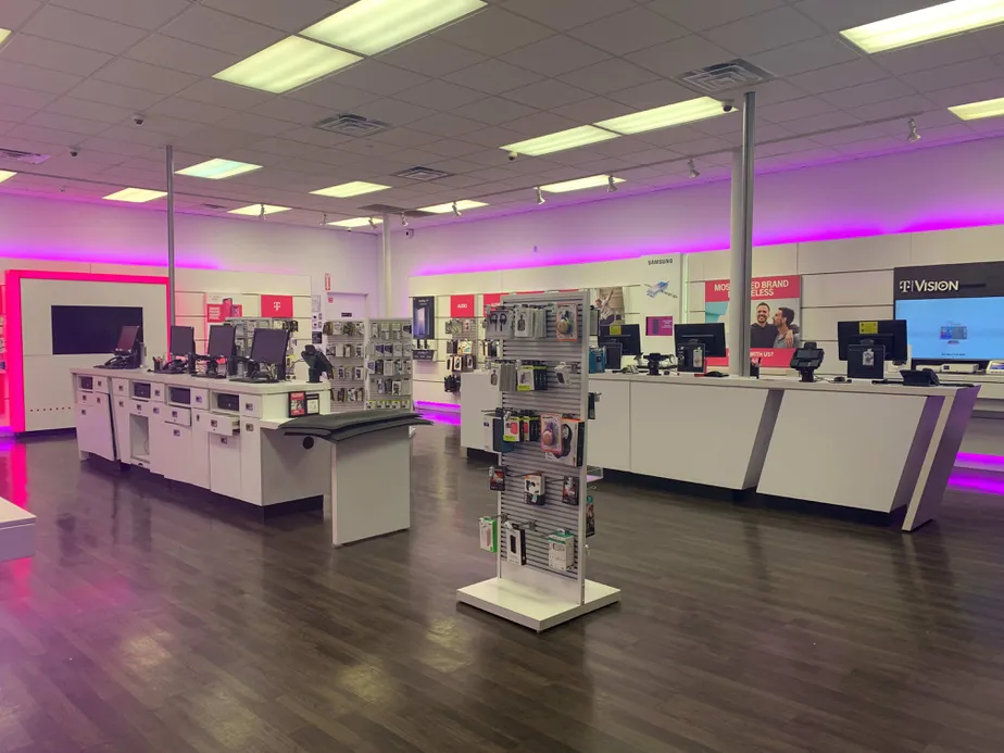 Interior photo of T-Mobile Store at 1st & Saratoga, Los Angeles, CA