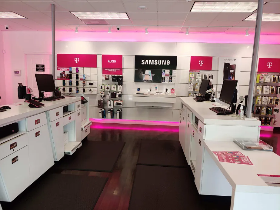Interior photo of T-Mobile Store at Roswell Rd & Trowbridge Rd, Atlanta, GA