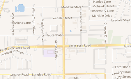 map of 10820 Homestead Rd Houston, TX 77016