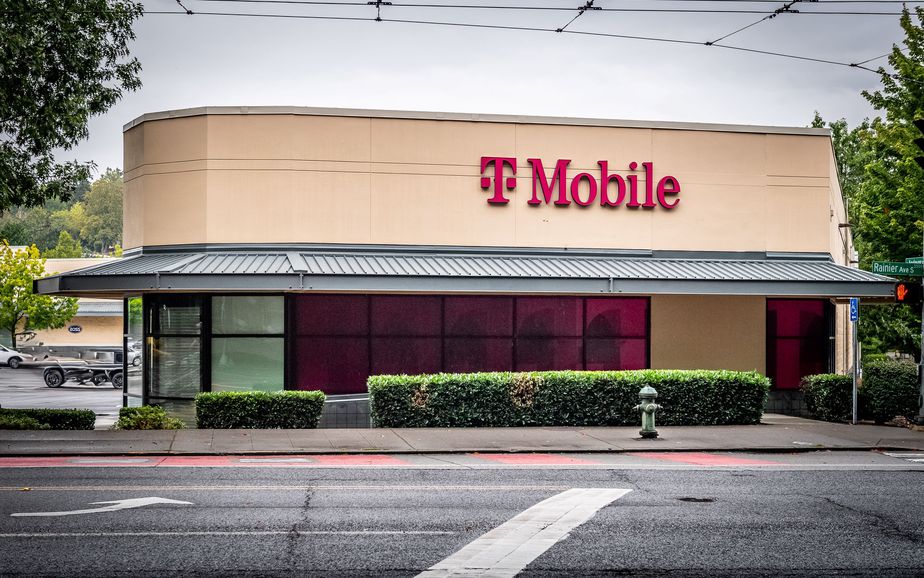 Exterior photo of T-Mobile Store at Rainier Ave S & S Andover St, Seattle, WA