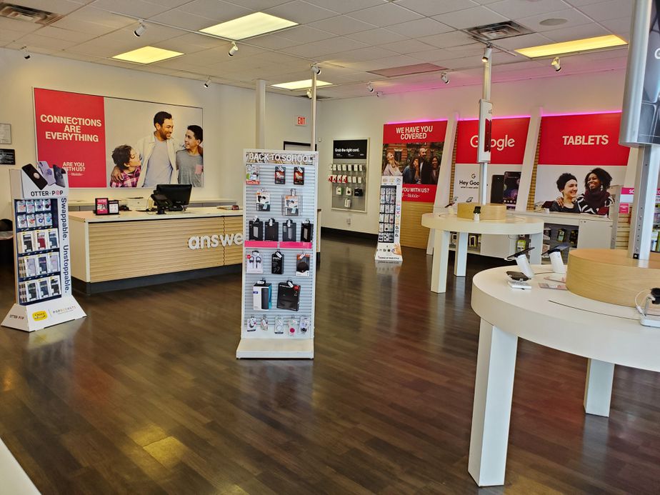 Interior photo of T-Mobile Store at Tropicana & Jones, Las Vegas, NV