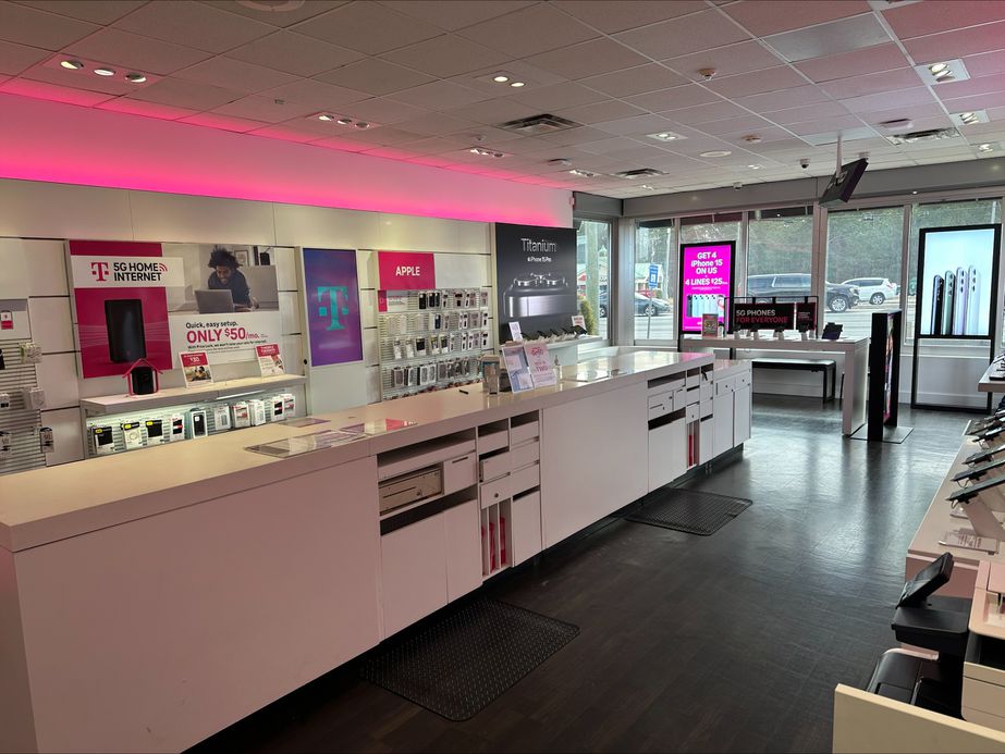 Interior photo of T-Mobile Store at Stone Mountain Hwy & Stone Dr, Lilburn, GA
