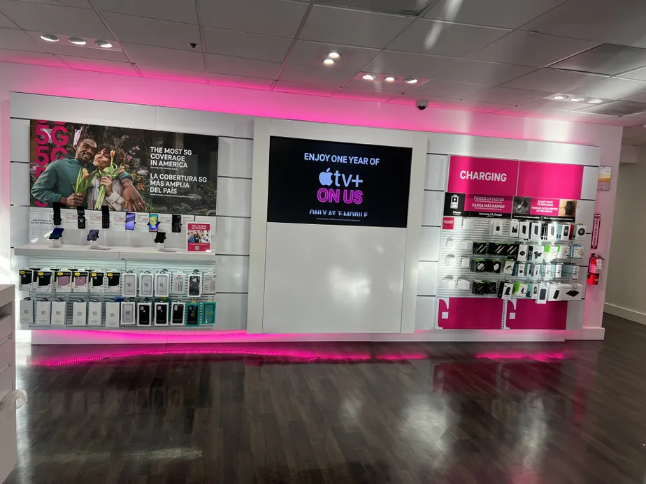 Interior photo of T-Mobile Store at 17th & Valencia, San Francisco, CA