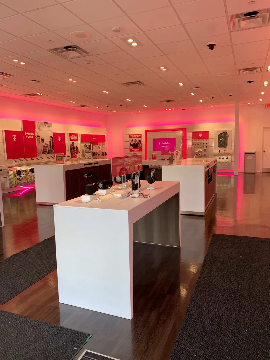 Interior photo of T-Mobile Store at Rt 140 & School St, Mansfield, MA