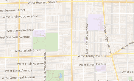 map of 7300 N Western Ave Unit N Chicago, IL 60645