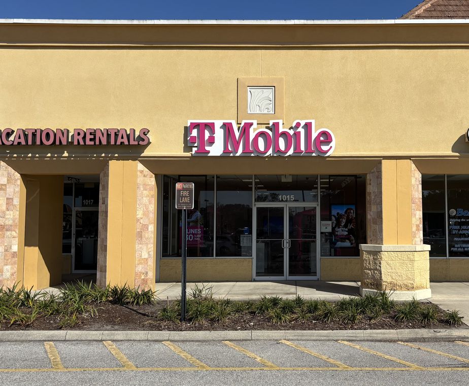 Exterior photo of T-Mobile Store at Anastasia Plaza, St Augustine Beach, FL