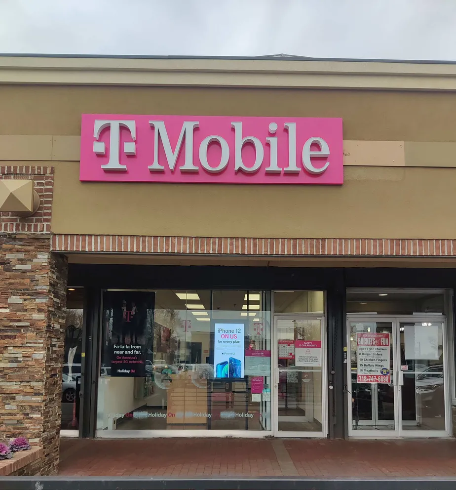 Exterior photo of T-Mobile store at 14th Ave & 132nd St, College Point, NY