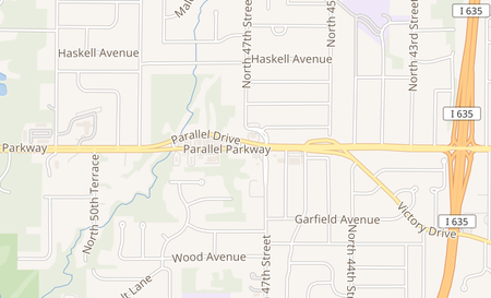 map of 4745 Parallel Pkwy Kansas City, KS 66104