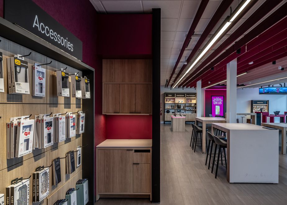 Interior photo of T-Mobile Store at 6th & Pearl, Tacoma, WA