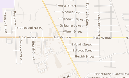 map of 3535 Dixie Hwy Saginaw, MI 48601