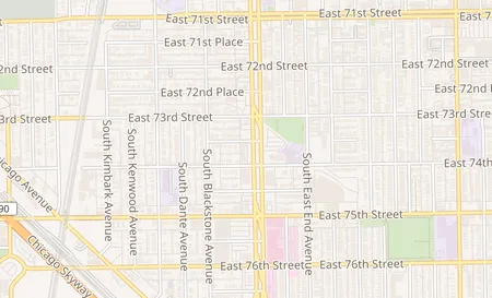 map of 7338 S. Stony Island Chicago, IL 60649