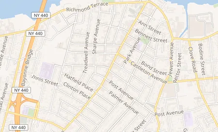 map of 264 Port Richmond Ave. Staten Island, NY 10302