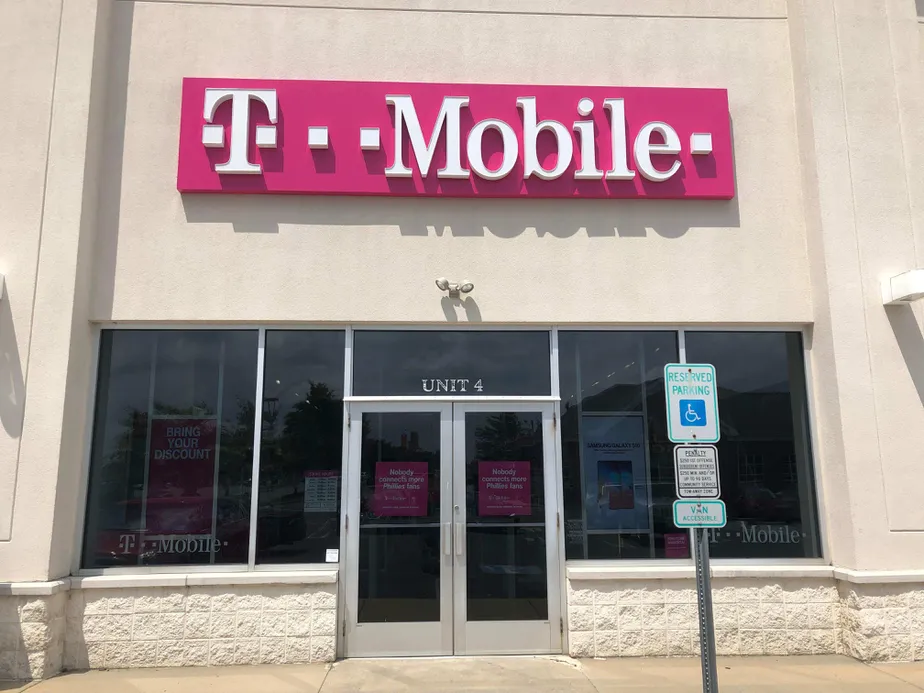 Exterior photo of T-Mobile store at Rt 38 & Rt. 541, Mt Holly, NJ