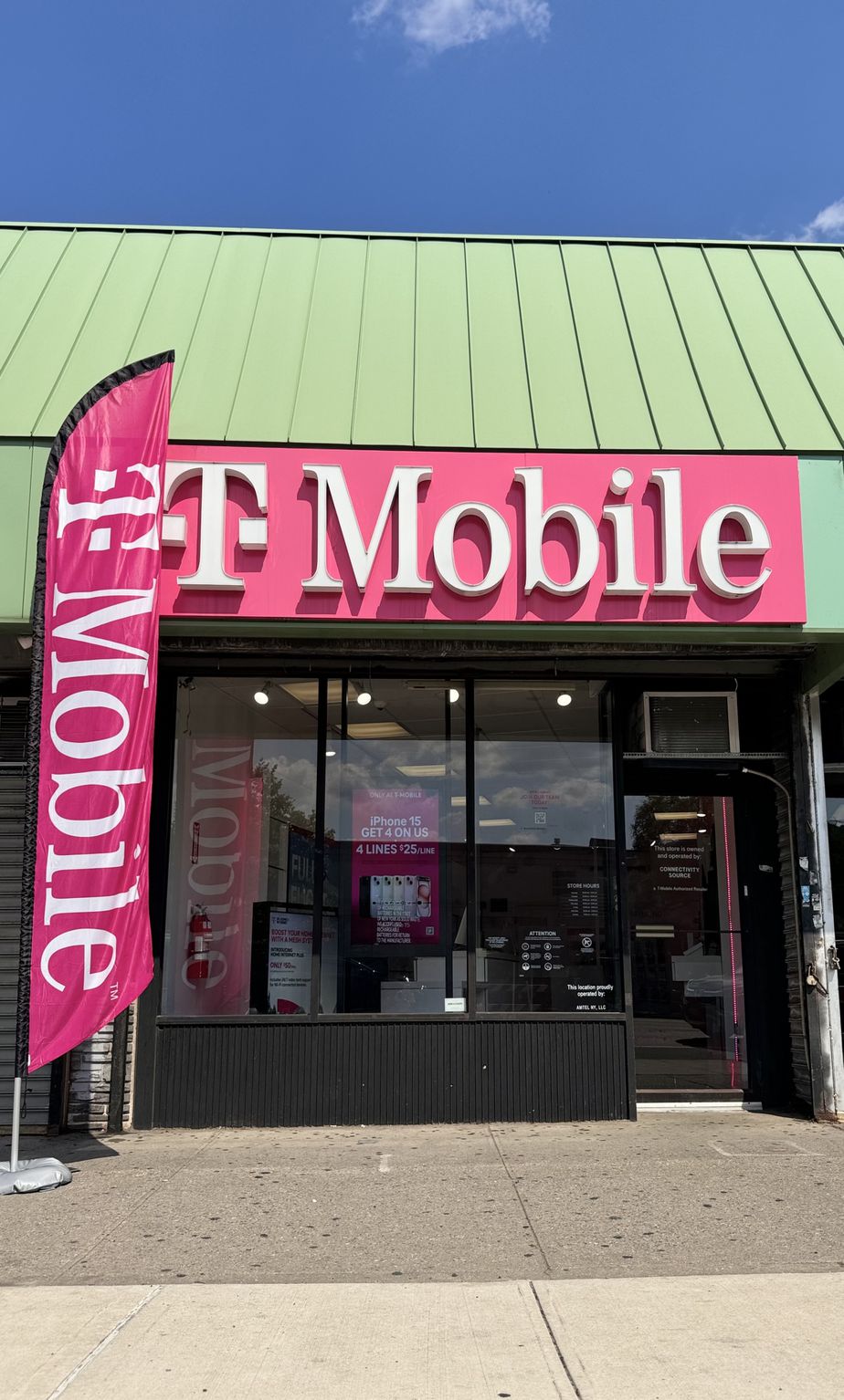 Exterior photo of T-Mobile Store at Main & 57th Rd, Flushing, NY