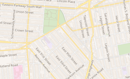 map of 80 E 98th St Brooklyn, NY 11212