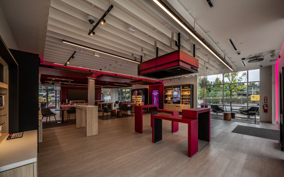 Interior photo of T-Mobile Store at Factoria & SE 36th St, Bellevue, WA