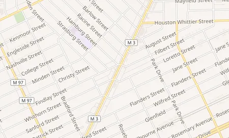 map of 12355 Gratiot Detroit, MI 48205