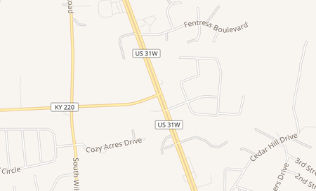 map of 5985 N Dixie Highway Elizabethtown, KY 42701