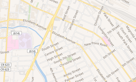 map of 835 Elizabeth Ave Elizabeth, NJ 07201