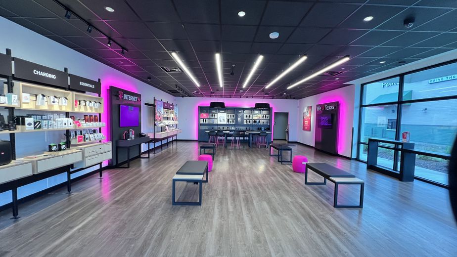 Interior photo of T-Mobile Store at Forney Marketplace, Forney, TX