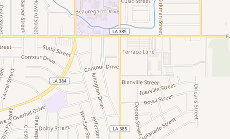 map of 4700 Common St. Ste A Lake Charles, LA 70607