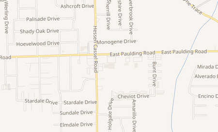 map of 3208 E Paulding Rd FtWayne Fort Wayne, IN 46816