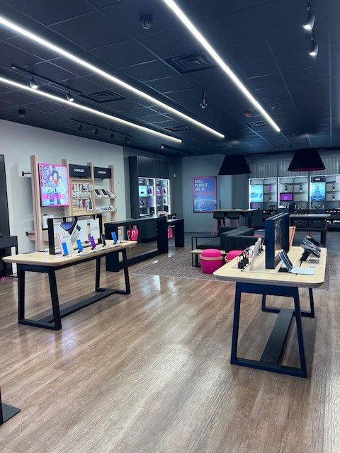 Interior photo of T-Mobile Store at Jordan Landing, West Jordan, UT