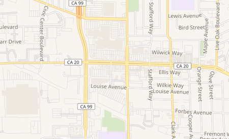 map of 940 Colusa Ave Ste B Yuba City, CA 95991