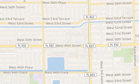 map of 575 W 49th St Hialeah, FL 33012