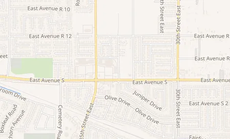 map of 2551 East Avenue S Suite D Palmdale, CA 93550