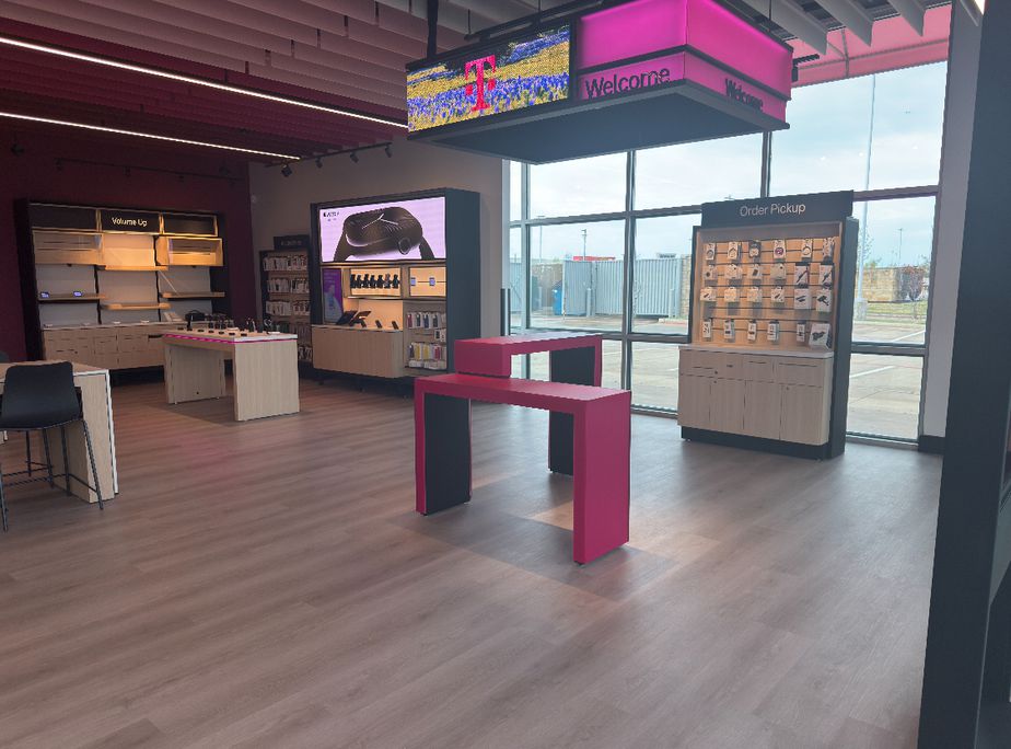 Interior photo of T-Mobile Store at W University Dr & Twn Ctr Trl, Denton, TX
