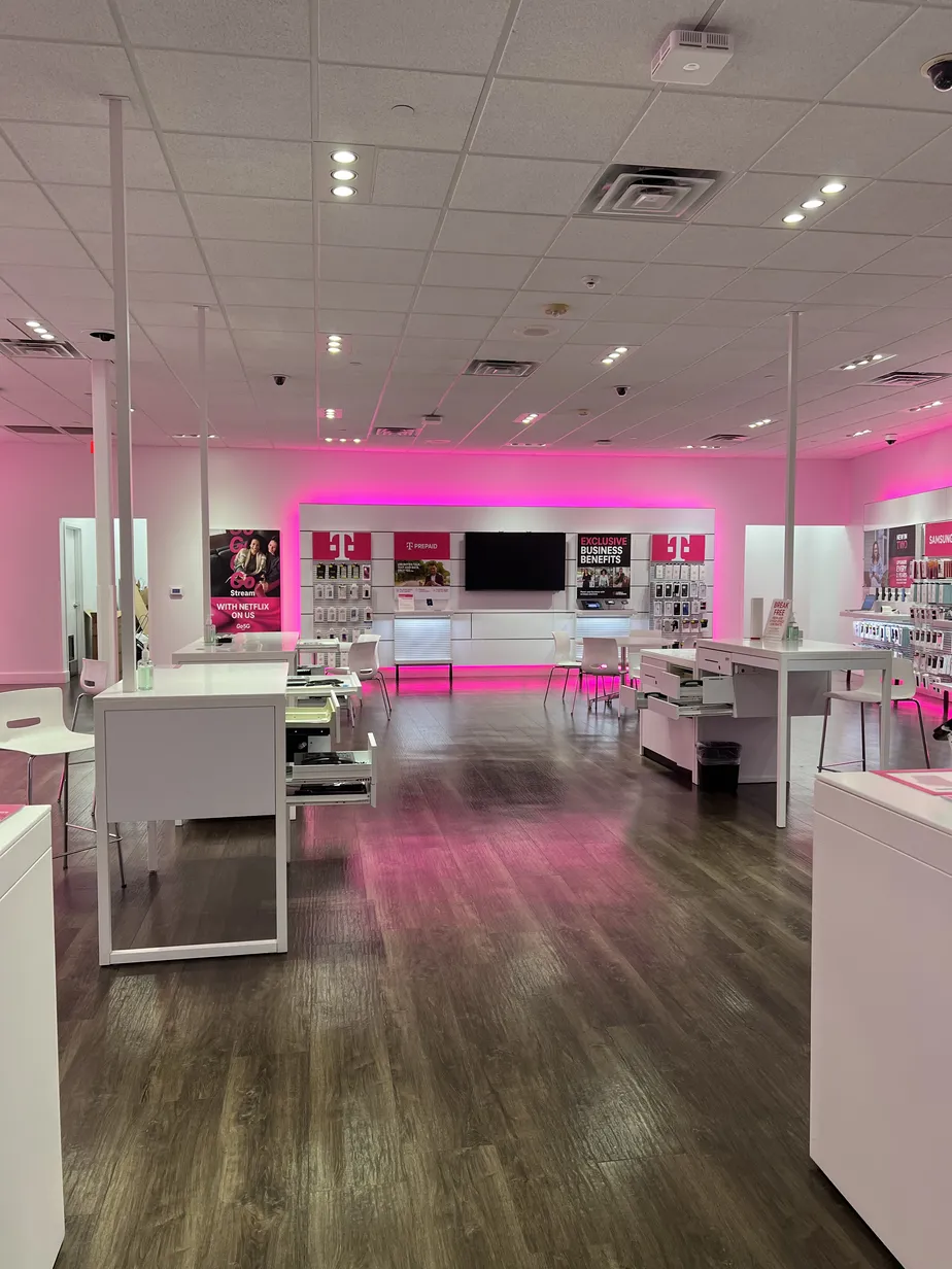 Interior photo of T-Mobile Store at George Bush & Old Denton, Carrollton, TX