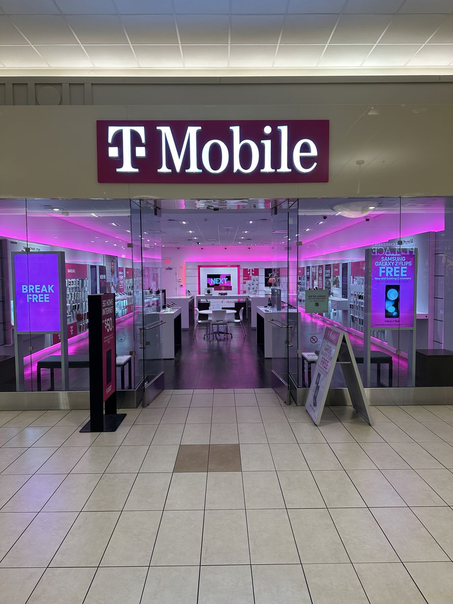 Exterior photo of T-Mobile Store at Millcreek Mall Complex, Erie, PA