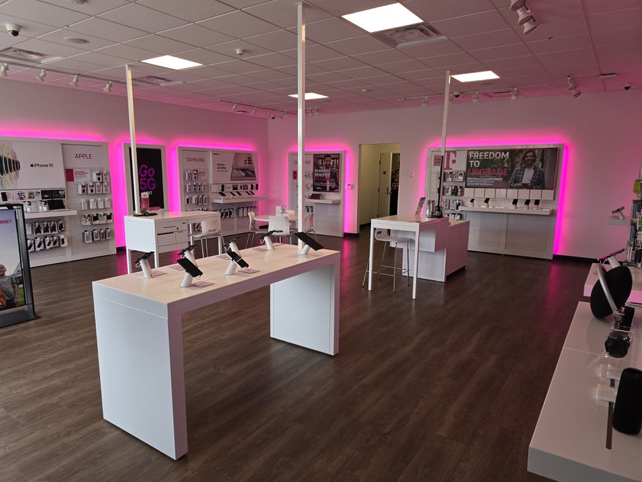 Interior photo of T-Mobile Store at Morton & Westgate, Jacksonville, IL