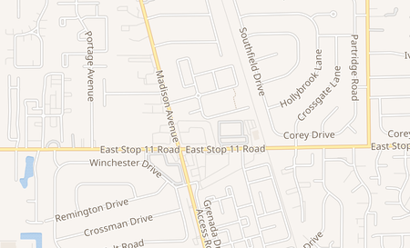 map of 2342 E. Stop 11 Road Indianapolis, IN 46227