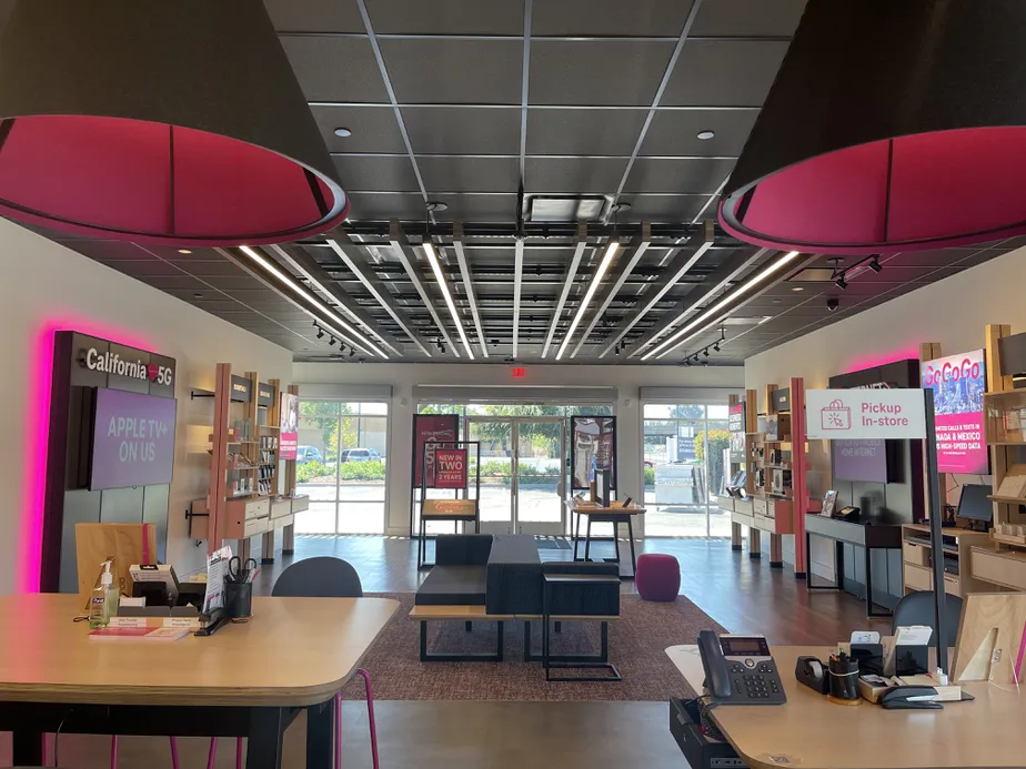 Interior photo of T-Mobile Store at Stevens Creek Blvd & Lawrence Expy, San Jose, CA