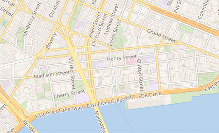 map of 197D Madison Street New York, NY 10002