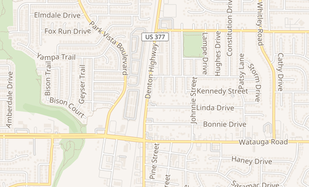 map of 6420 Denton Hwy Watauga, TX 76148